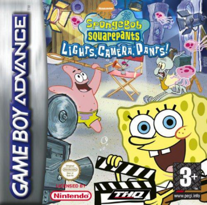 Spongebob Squarepants - Lights, Camera, Pants! — box-2D (EU)