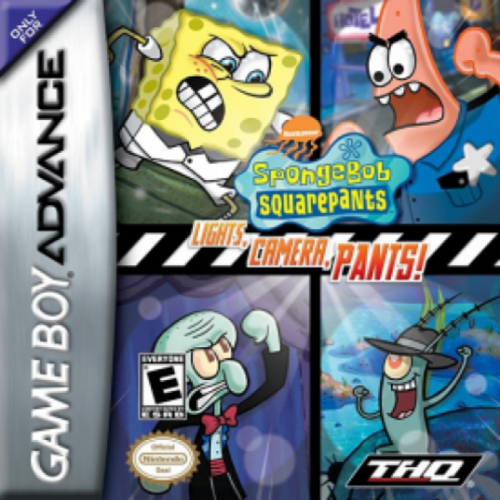 Spongebob Squarepants - Lights, Camera, Pants! box art