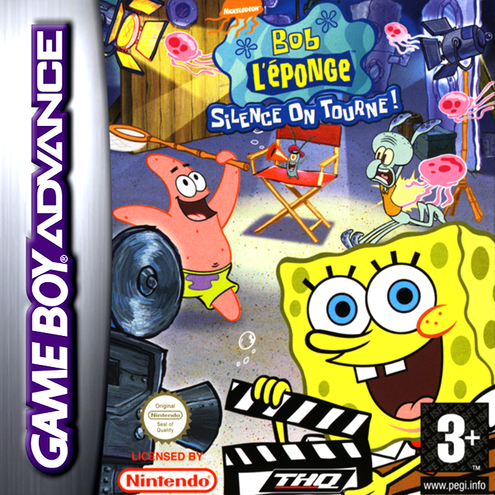 Spongebob Squarepants - Lights, Camera, Pants! — box-2D (FR)
