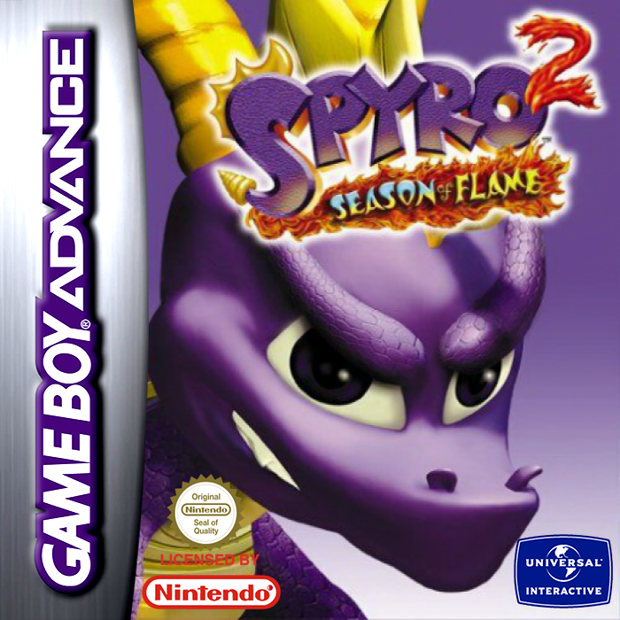 Spyro 2 - Season Of Flame — box-2D (EU)