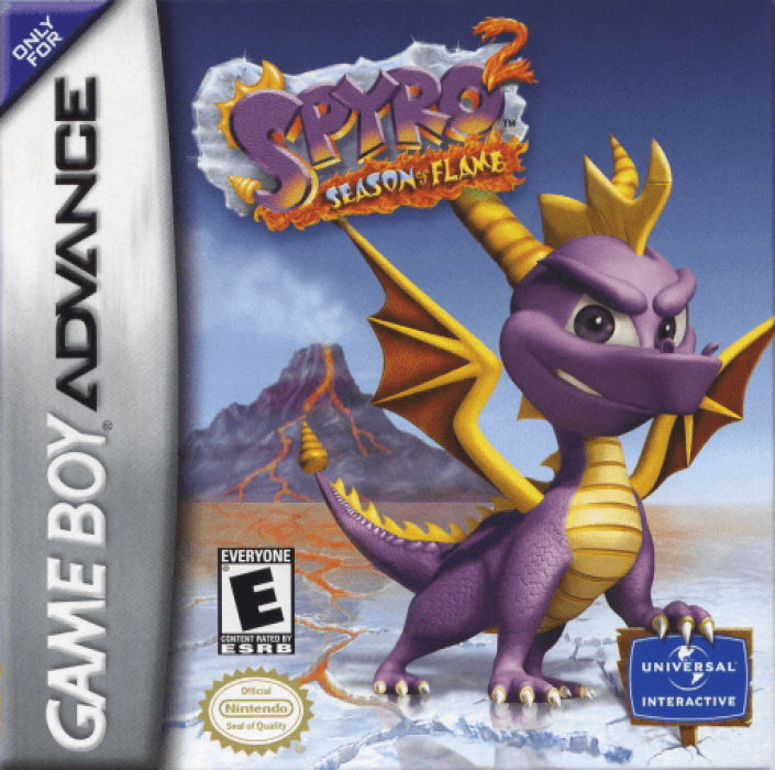 Spyro 2 - Season Of Flame box art