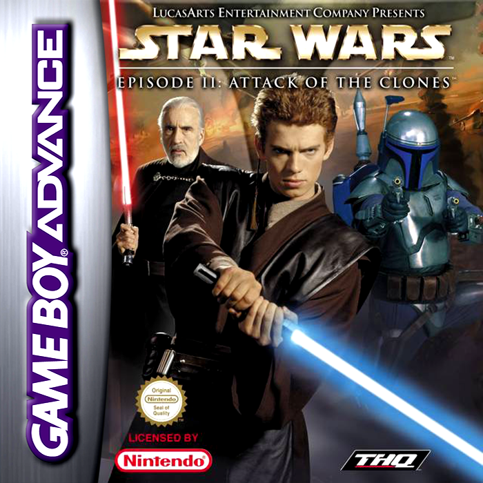 Star Wars - Episode 2 - Attack Of The Clones — box-2D (EU)