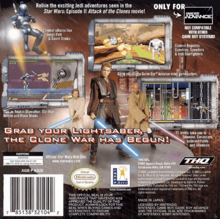 Star Wars - Episode 2 - Attack Of The Clones — box-2D-back (US)