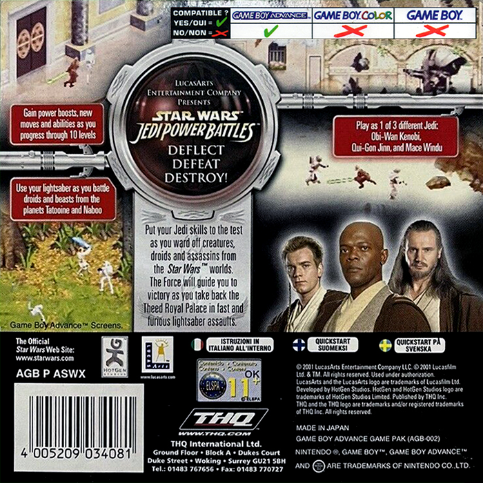 Star Wars - Jedi Power Battles — box-2D-back (EU)