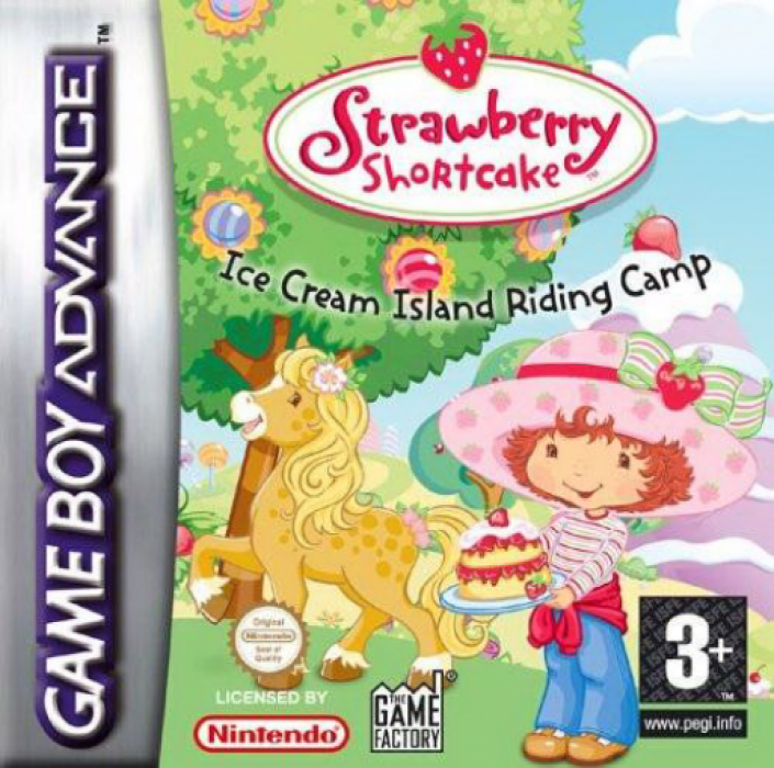 Strawberry Shortcake - Ice Cream Island - Riding Camp box art