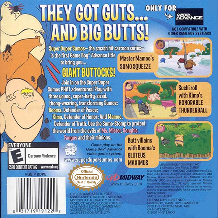Super Duper Sumos — box-2D-back (US)