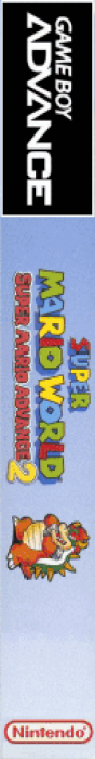 Super Mario World - Super Mario Advance 2 — box-2D-side (US)