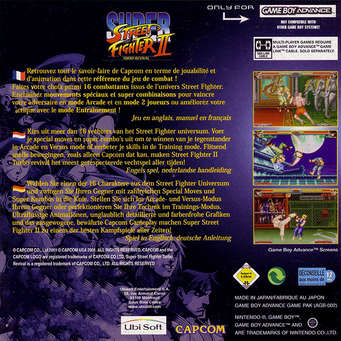 Super Street Fighter 2 Turbo Revival — box-2D-back (EU)