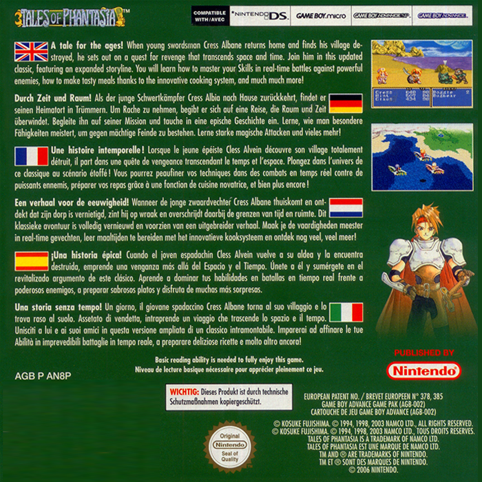 Tales Of Phantasia — box-2D-back (EU)