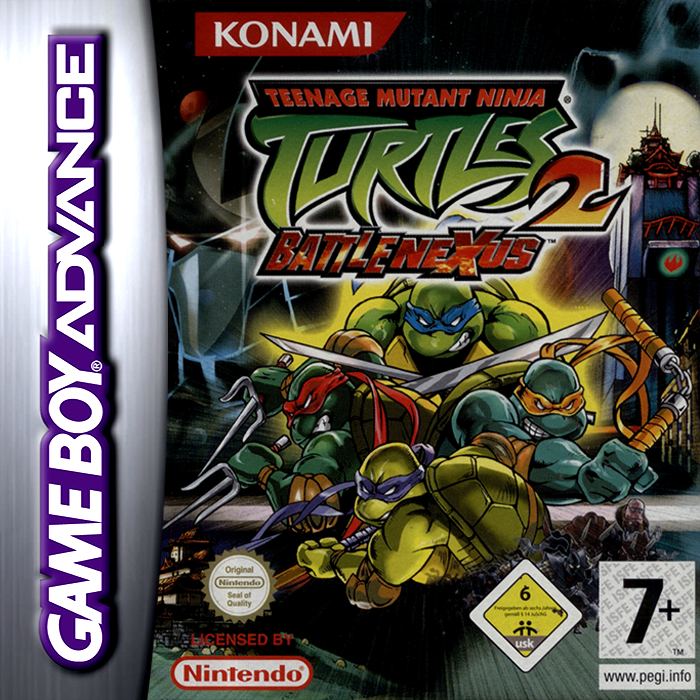 Teenage Mutant Ninja Turtles 2 - Battle Nexus — box-2D (EU)