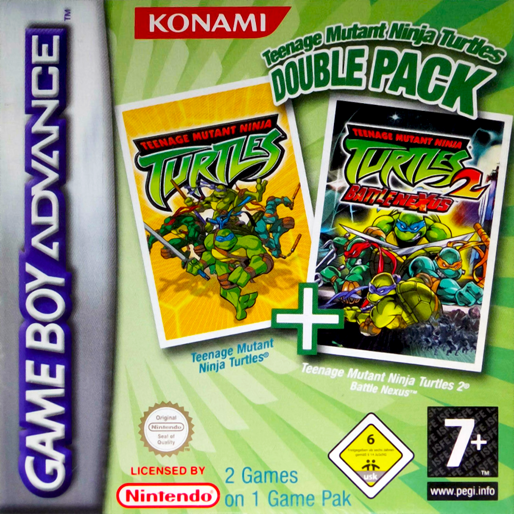 Teenage Mutant Ninja Turtles Double Pack — box-2D (EU)