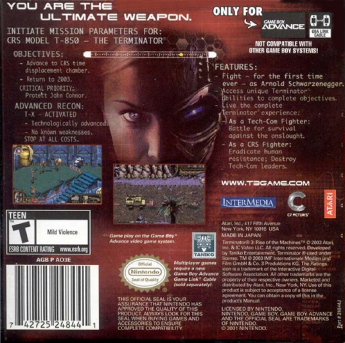 Terminator 3 - Rise Of The Machines — box-2D-back (US)
