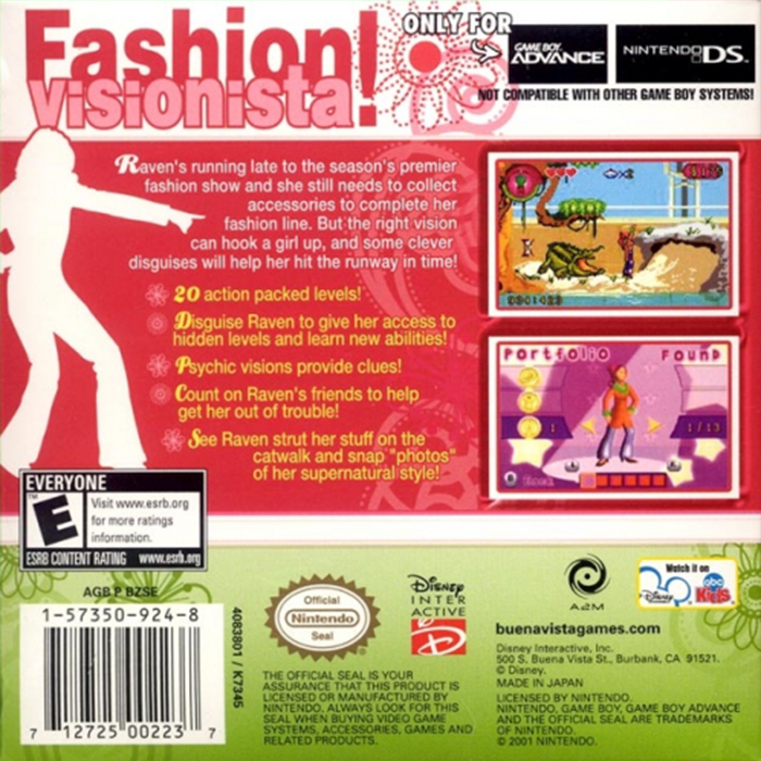 That's So Raven 2 - Supernatural Style — box-2D-back (US)