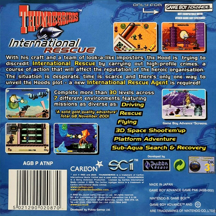 Thunderbirds - International Rescue — box-2D-back (EU)