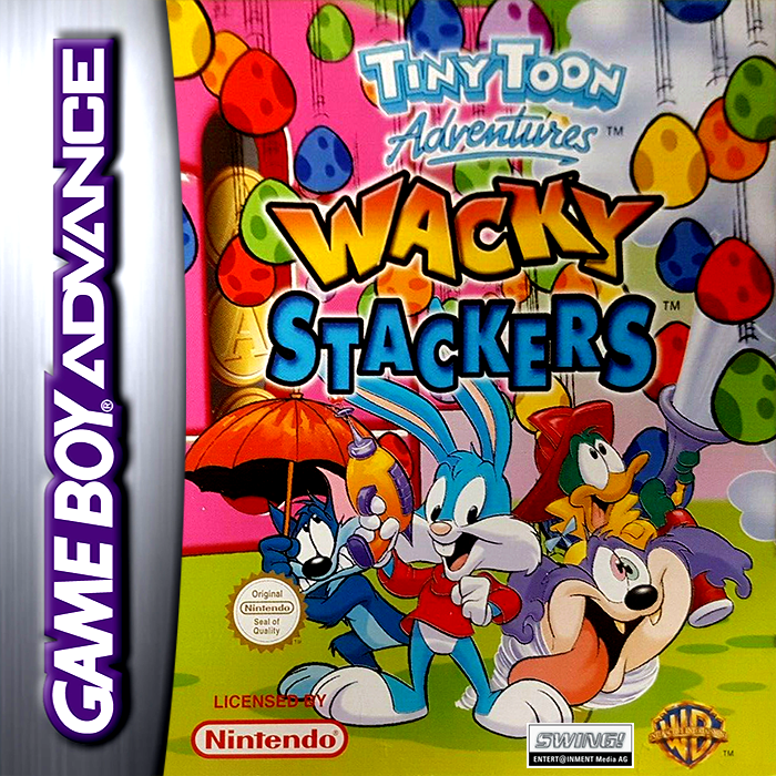 Tiny Toon Adventures - Wacky Stackers — box-2D (EU)