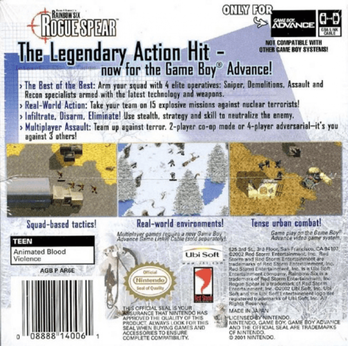 Tom Clancy's Rainbow Six - Rogue Spear — box-2D-back (US)