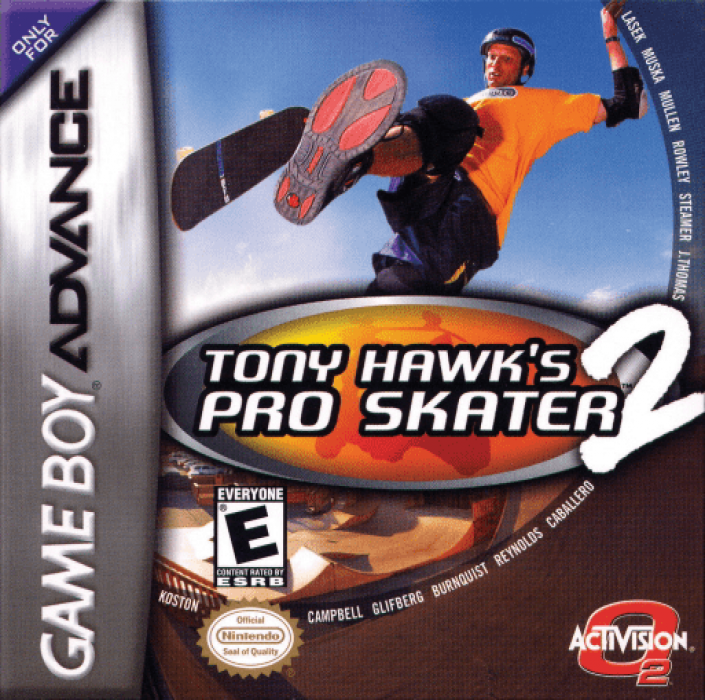 Tony Hawk's Pro Skater 2 box art