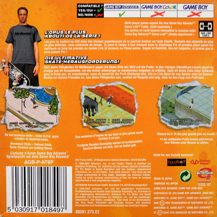 Tony Hawk's Pro Skater 4 — box-2D-back (EU)