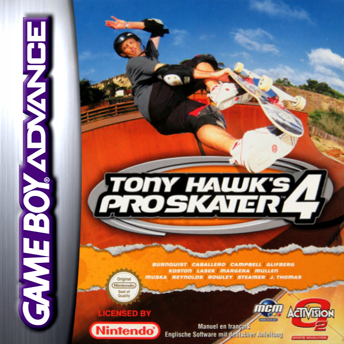 Tony Hawk's Pro Skater 4 — box-2D (EU)
