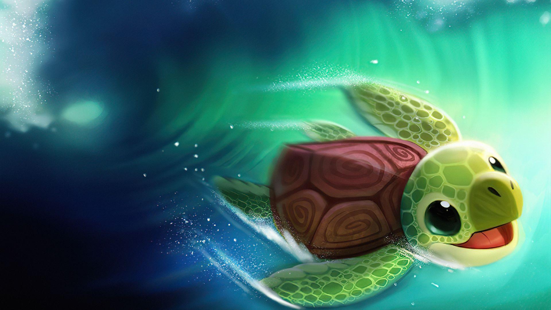 Turbo Turtle Adventure — fanart