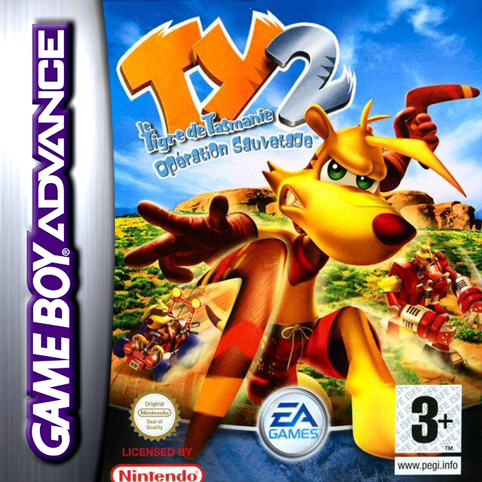Ty The Tasmanian Tiger 2 - Bush Rescue — box-2D (FR)