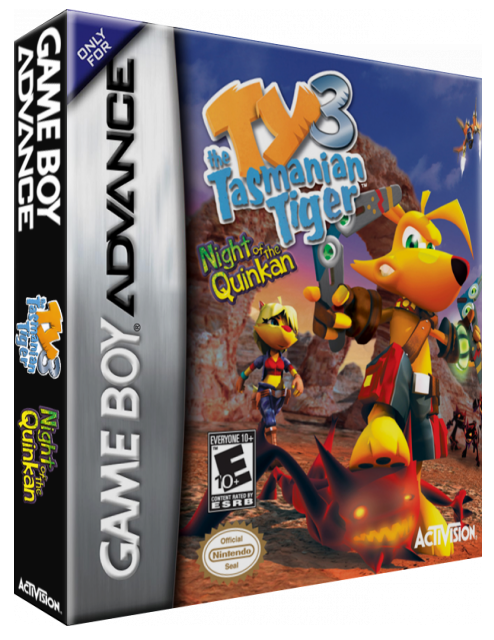 Ty The Tasmanian Tiger 3 - Night Of The Quinkan — box-3D (US)