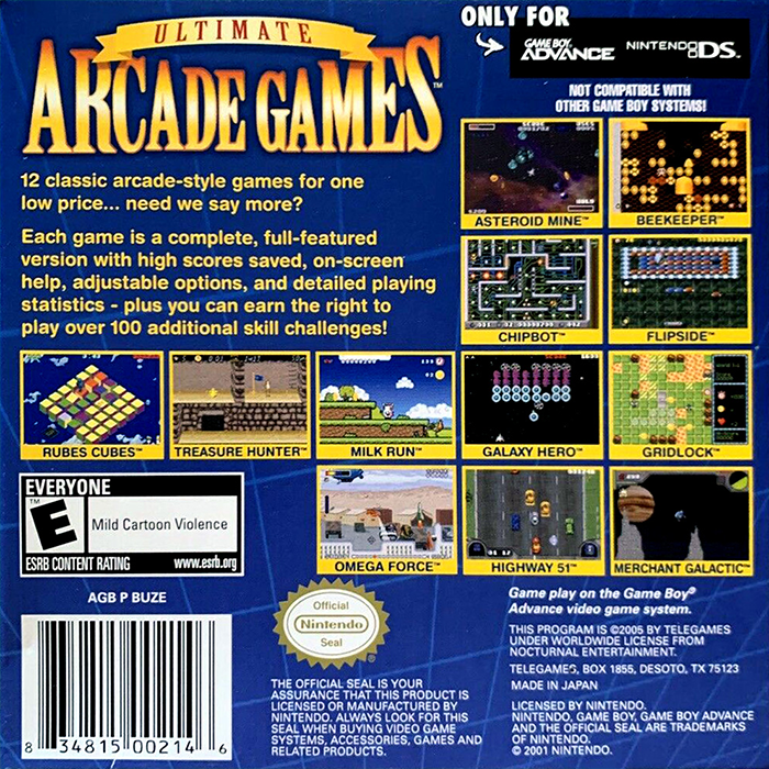 Ultimate Arcade Games — box-2D-back (US)