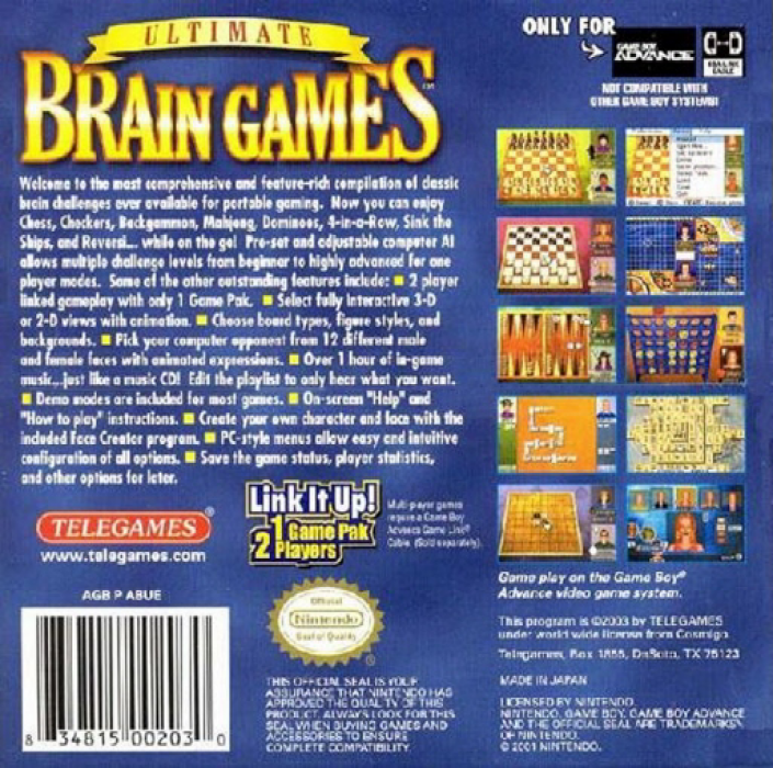 Ultimate Brain Games — box-2D-back (US)