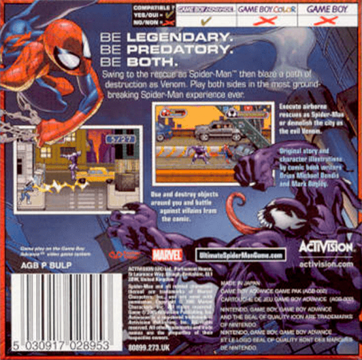 Ultimate Spider-man — box-2D-back (EU)