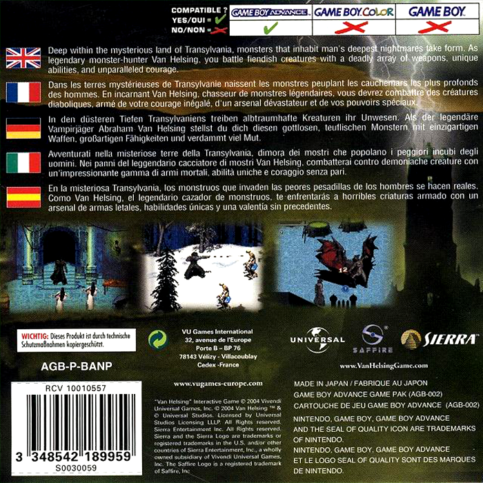 Van Helsing — box-2D-back (EU)
