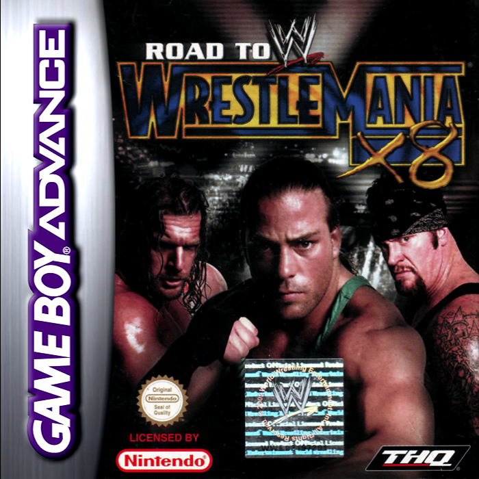 WWE - Road To Wrestlemania X8 — box-2D (EU)