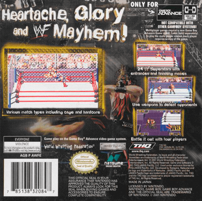 Wwf - Road To Wrestlemania — box-2D-back (US)