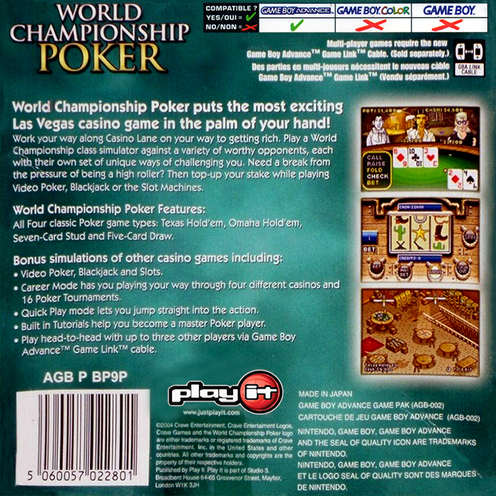 World Championship Poker — box-2D-back (EU)
