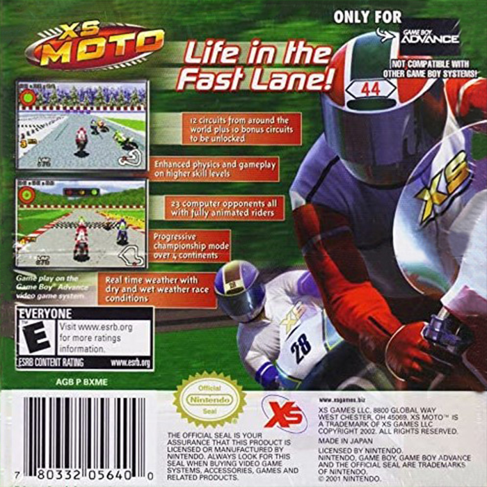 Xs Moto — box-2D-back (US)