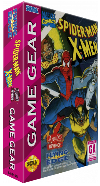 Spider-man And The X-men - Arcade's Revenge — box-3D (US)