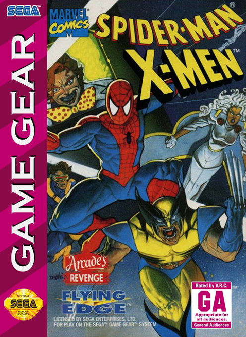 Spider-man And The X-men - Arcade's Revenge box art
