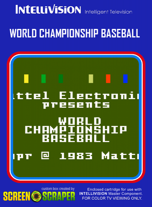 World Championship Baseball — box-2D (SS)