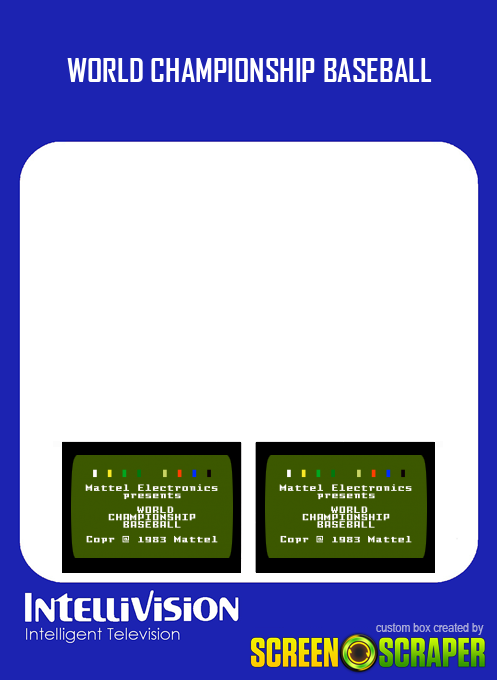 World Championship Baseball — box-2D-back (SS)