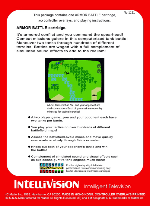 Armor Battle — box-2D-back (WOR)