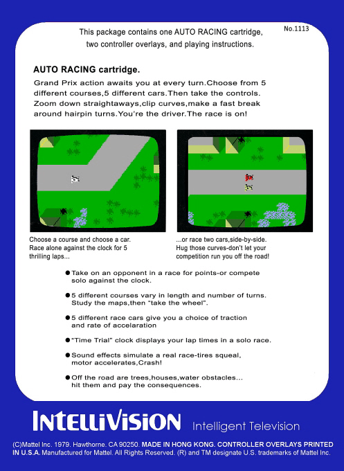 Auto Racing — box-2D-back (WOR)