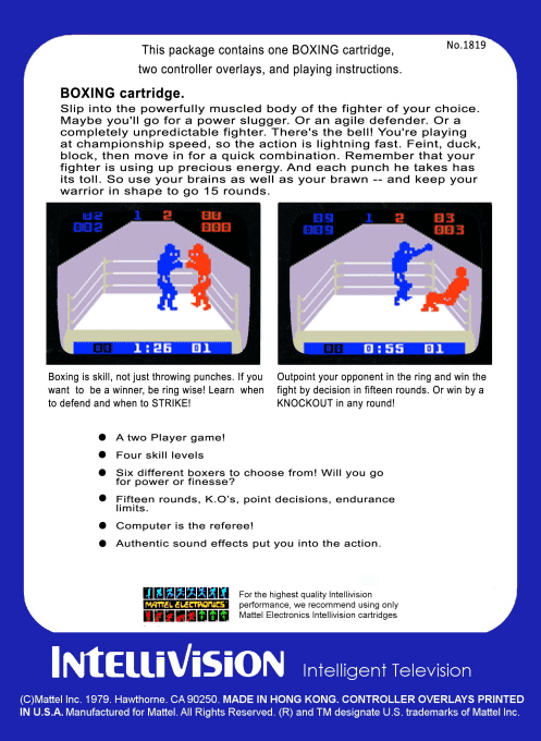 Boxing — box-2D-back (WOR)