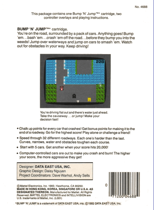 Bump 'n' Jump — box-2D-back (WOR)