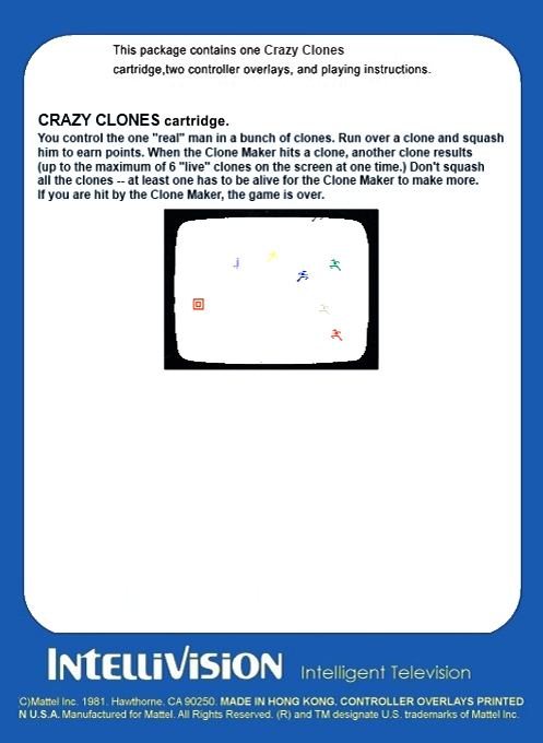 Crazy Clones — box-2D-back (WOR)