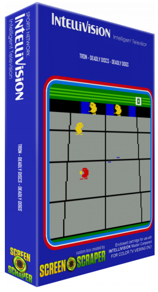 TRON - Deadly Discs - Deadly Dogs — box-3D (SS)