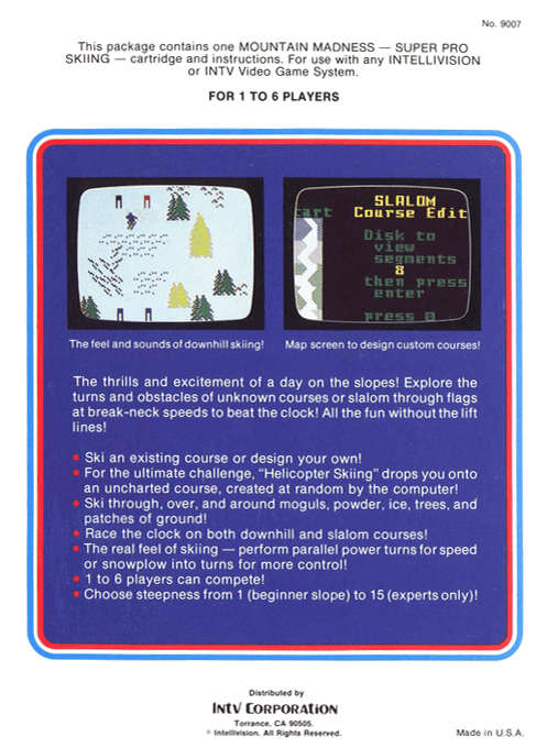 Mountain Madness: Super Pro Skiing — box-2D-back (WOR)