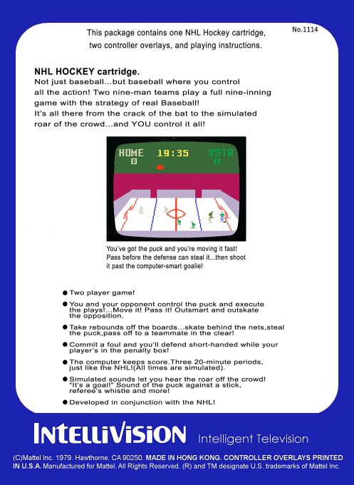 Nhl Hockey — box-2D-back (WOR)