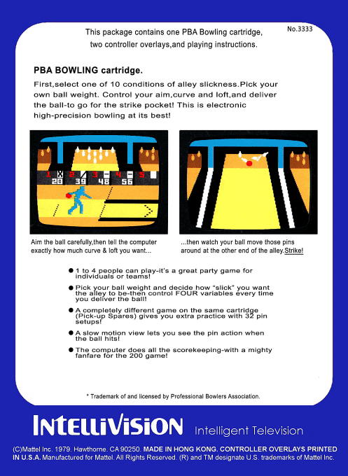 Pba Bowling — box-2D-back (WOR)