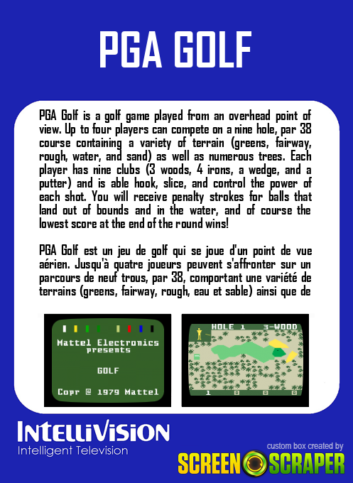 Pga Golf — box-2D-back (SS)