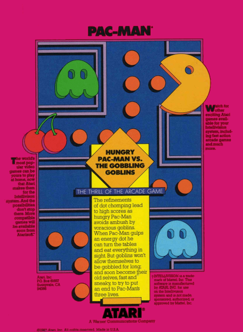 Pac-man — box-2D-back (US)