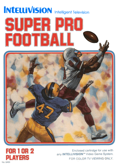 Super Pro Football box art